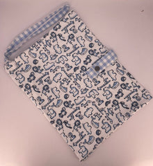Blue Animals | Baby Nappy Clutch