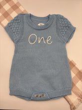 "One" Romper | Blue