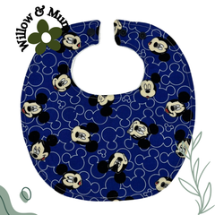 Baby Bib |Blue Mouse
