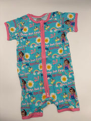 Organic Bamboo Romper | But first Ms Rachel