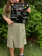 My first & Last Day Board