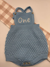 "One" Romper | Blue