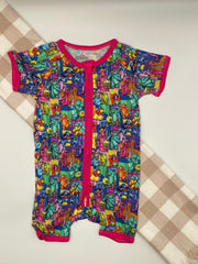 Organic Bamboo Romper | Monsters