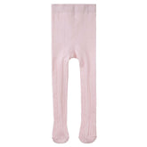 Baby Cable Knit Tights - Pink
