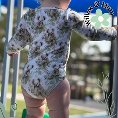 Leafy Koalas Organic Bamboo Bodysuit
