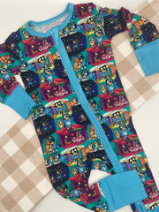 Bluey Organic Bamboo Growsuit