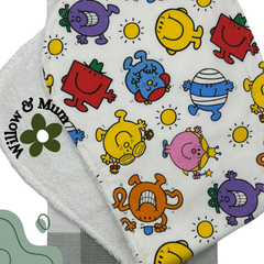 Baby Burp Cloth |Little miss & Mr Man