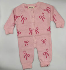 Bows Knit Growsuit