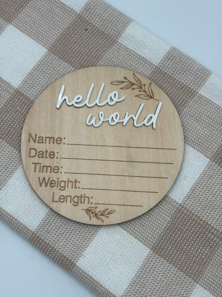Baby Sign | Hello World