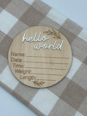 Baby Sign | Hello World