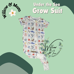 Organic Growsuit  | Baby | Under The Sea