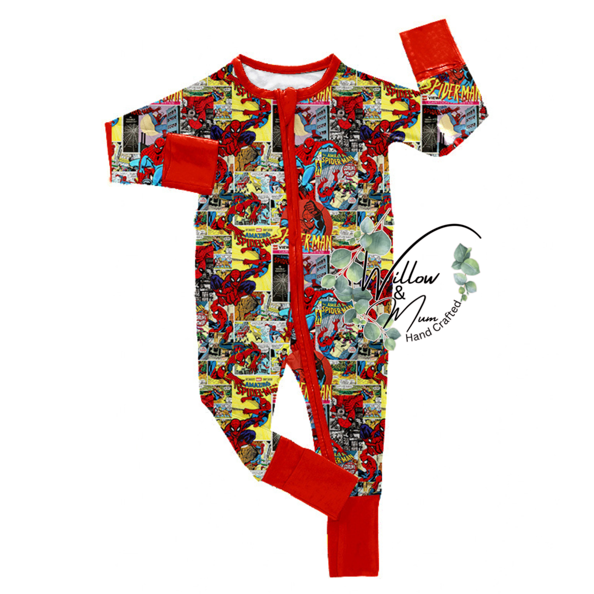 Organic Bamboo Growsuit | Spidy