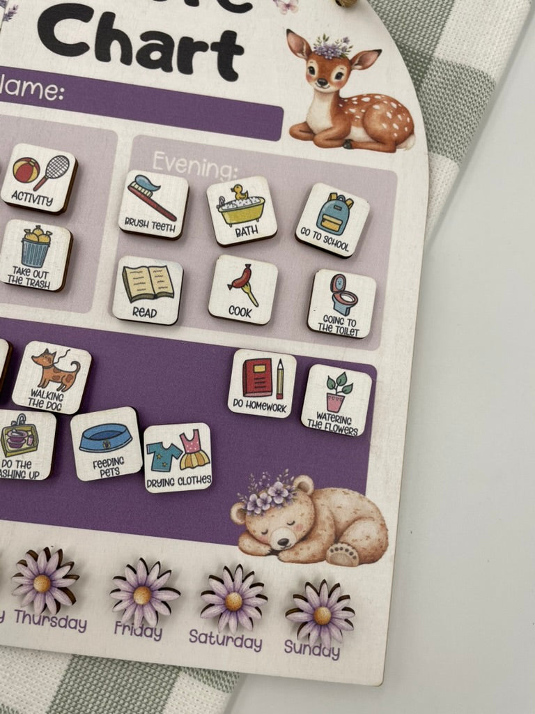 Chore Chart Purple