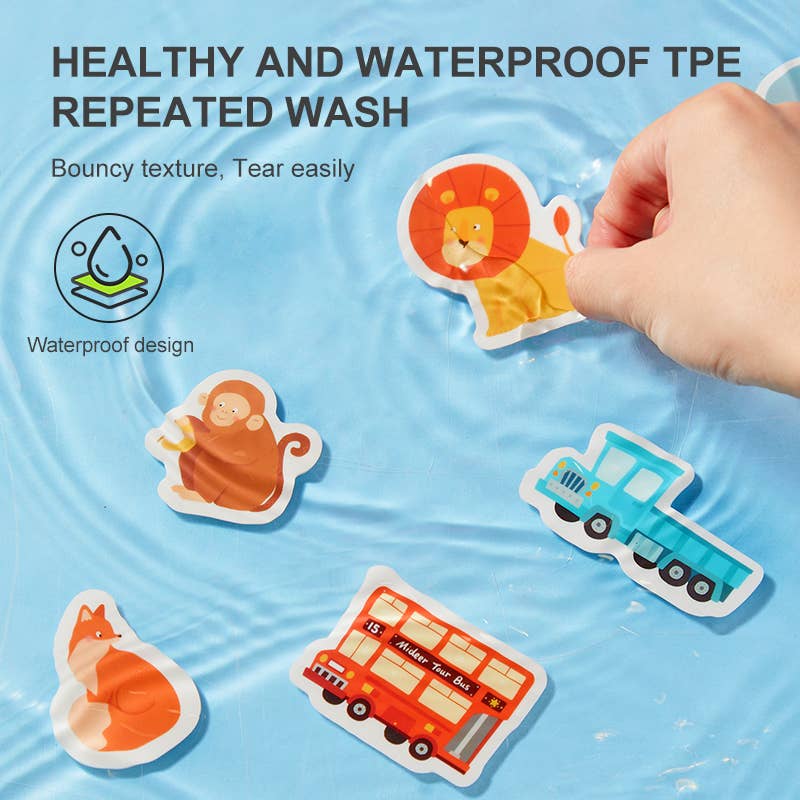 Mideer Reusable Jelly Sticker Set-Incredible Aquarium