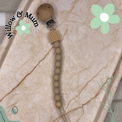 Beige Rainbow |Silicone Dummy Chain Single