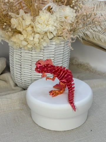 3D Printed | Dinosaur | Pink