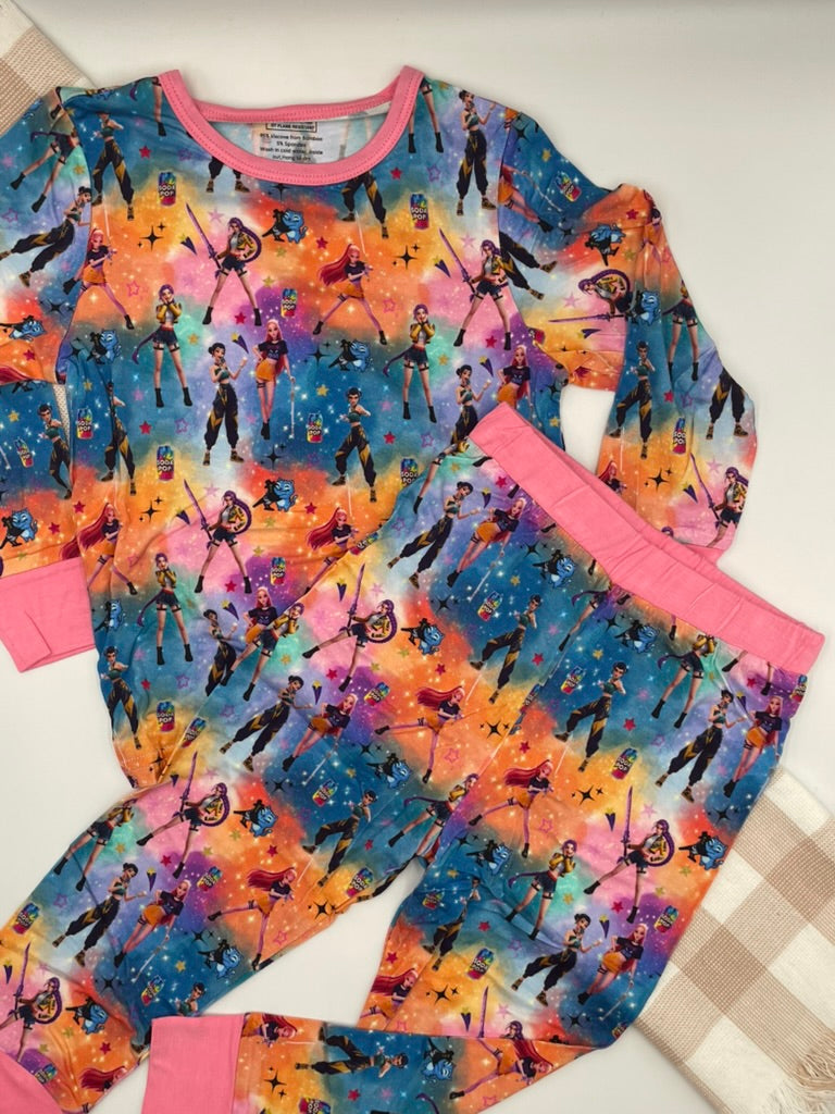 Organic Bamboo 2pcs Set Winter | Kpop Watercolour