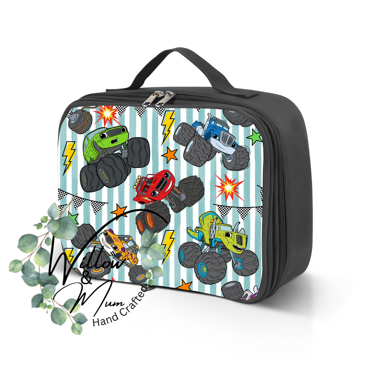 Monster Trucks Insulated Lunch Box