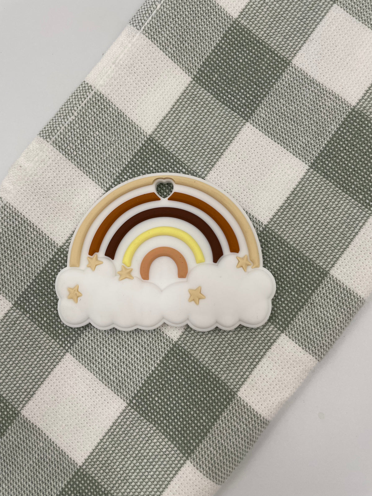Beige Clouds Silicone Teether