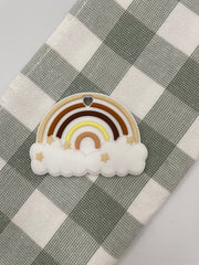 Beige Clouds Silicone Teether