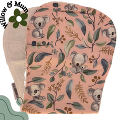 Baby Burp Cloth | Pink Koalas