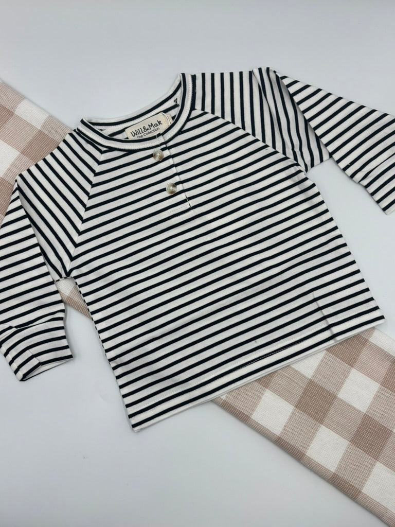 Joel White Striped Shirt