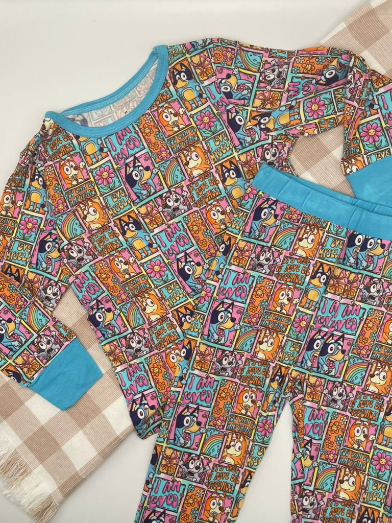 Bluey "i am" | Organic Bamboo 2pcs Set