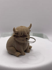 3D printed Cow Keychain