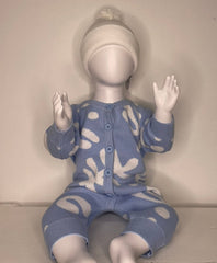 Blue Groove Knit Growsuit