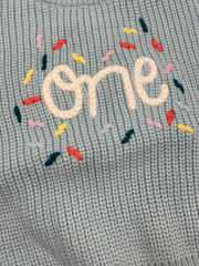 "One" Knit Jumper | Blue