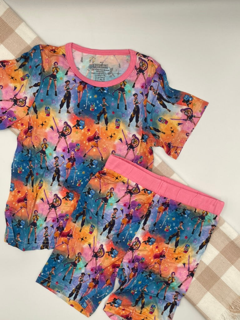 Organic Bamboo 2pcs Set summer | Kpop Watercolour