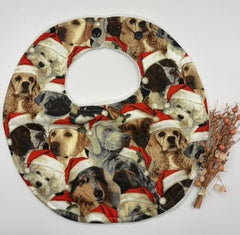Baby Bib | Christmas Dogs