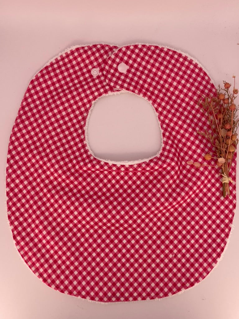 Baby Bib | Red Gingham