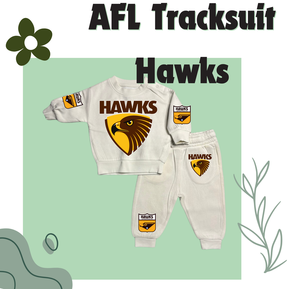 AFL Tracksuit | Hawks | Will&Mak Collection