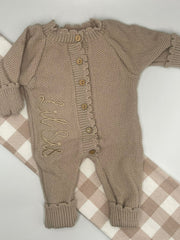 Little Sister Growsuit |Tan