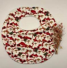 Baby Bib | Christmas Santas