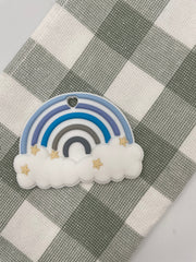 Blue Clouds Silicone Teether