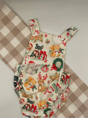 Animals Christmas Romper