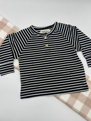 Joel Black Striped Shirt