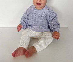 Chunky Knit Jumper | Lilac
