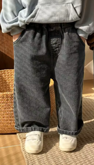 Denim Straight Pants