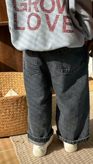 Denim Straight Pants