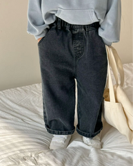 Denim Straight Pants