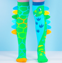 GREEN DINOSAUR SOCKS