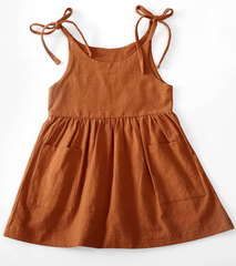 Bows up Dress | Rust