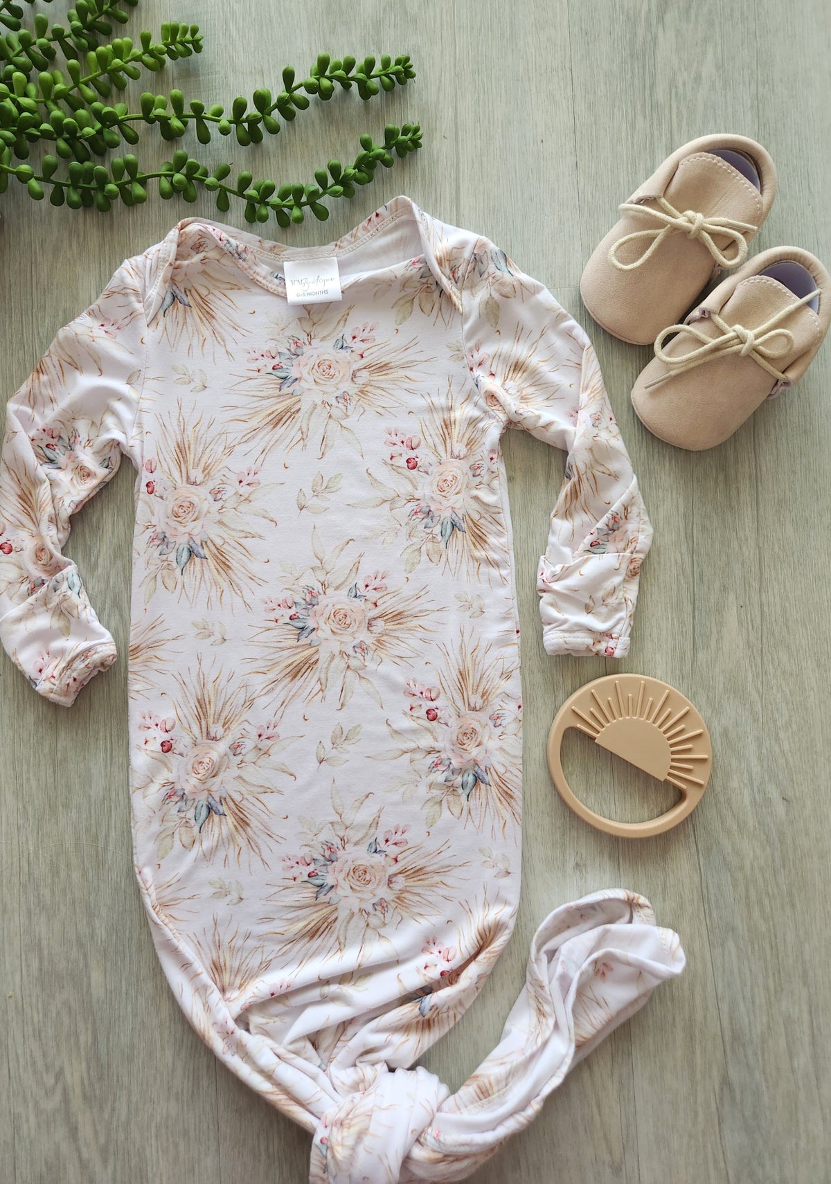 Organic Wild Flower Swaddle Suit