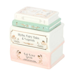 Book Stack Oil Burner